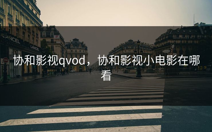协和影视qvod，协和影视小电影在哪看